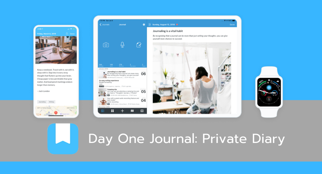 Day One Journal Private Diary แอพไดอารี่ บันทึกชีวิตประจำวันแบบไม่พึ่ง