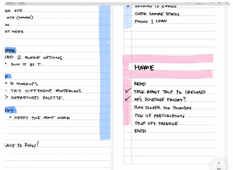 Pencil Planner & Calendar Pro แอพปฏิทิน ตารางนัดหมาย ตารางงาน แบบจดด้วย